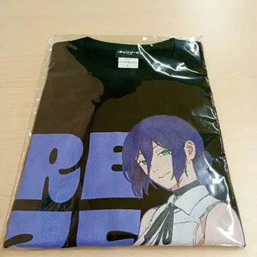 체인소 맨 레제 편 베이스 야드 도쿄 T셔츠 레제 블랙 L 사이즈