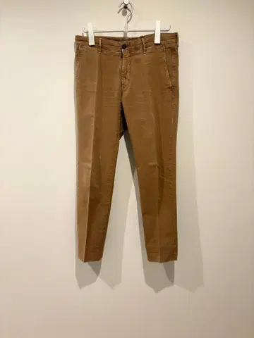 INCOTEX 브라운 치노 팬츠