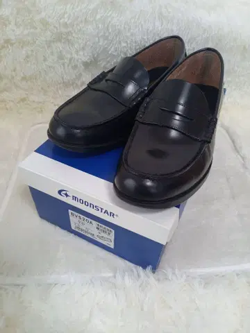moonstar 블랙 로퍼 박스 있음 26.0 EEE BV520A 학생