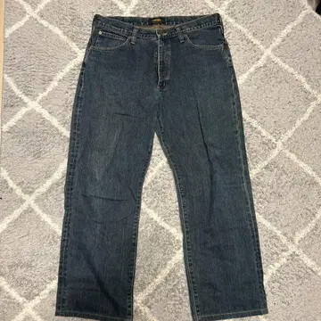 Wrangler 스트레이트 데님 다크 블루