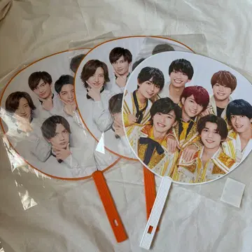 나니와단시 점보 부채 3개 세트