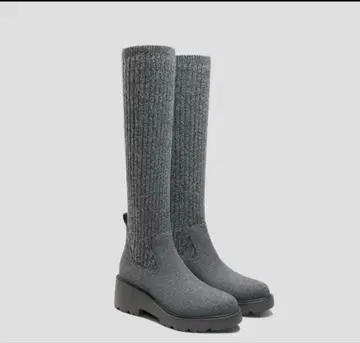 VIVAIA 니하이 플랫폼 웨지 부츠