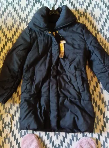 [ 미사용 새상품 ] VANITY FACE 블랙 다운 자켓 M 택 포함