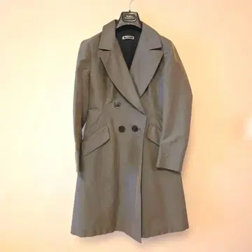 JIL SANDER 그레이 트렌치코트