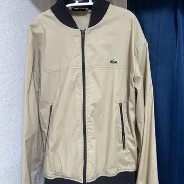 IZOD Lacoste 베이지 집업 점퍼