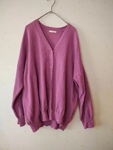 봄색 스튜디오 클립 가디건 라벤더