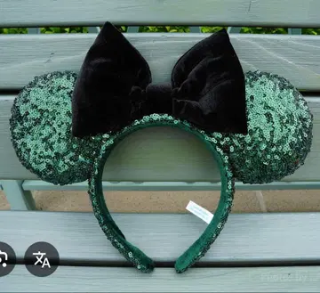 [완판템] 미키 귀 머리띠 그린 컬러 리본 포함