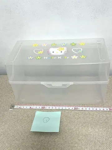 98년 헬로키티 플라스틱 박스 레트로 카오하나 케이스 1