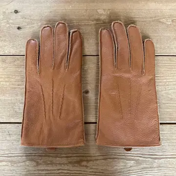 [ 유니클로 ] 가죽 장갑 / 브라운 색상