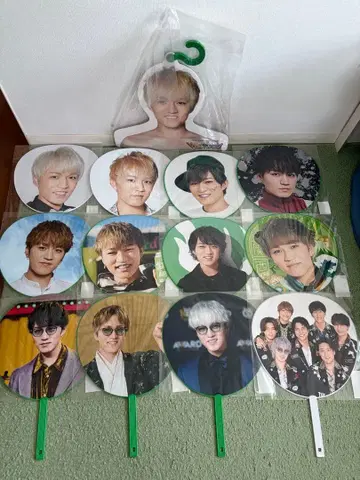 카미야마 토모히로 역대 부채 12개 포토 행거