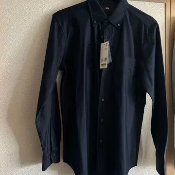 UNIQLO 네이비 긴팔 셔츠 S