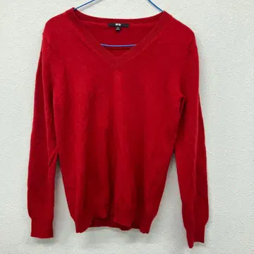 UNIQLO 캐시미어 니트 M 빨간색 51