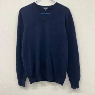 UNIQLO 캐시미어 니트 네이비 M 53