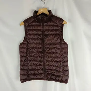 UNIQLO 유니클로 울트라 라이트 다운 베스트 M 브라운 B4039