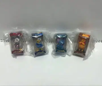 디즈니 캐릭터 미니어처 & 패키지 컬렉션 가챠 전 4종 컴프