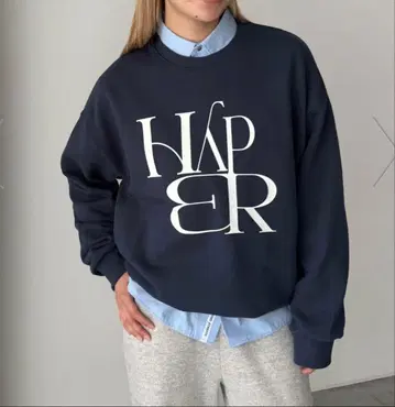 새상품급 엘르마르 캐널진 트레이닝복 로고 프린트 블랙 F(L 상당)