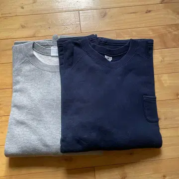 루프 휠러 7부 소매 트레이닝복 2장