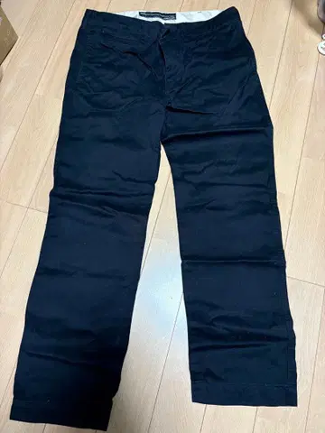 BACK CHANNEL 블랙 치노 팬츠 L 사이즈