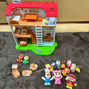 호빵맨 데굴데굴 빵공장 하우스 호빵맨 타운 완구 집