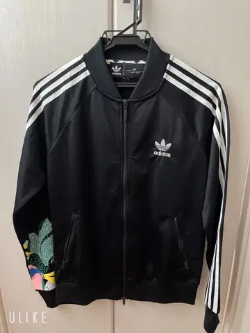 아디다스 블랙 저지 트랙 탑