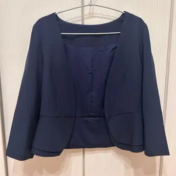 [ 미사용 ] DRESS STAR 파티 볼레로 네이비 결혼식 포멀