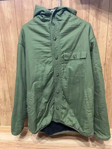 [ 레어 ] remilla 무크 보아 사보트 자켓 올리브 XL