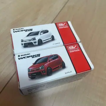 SUZUKI WORKS ALTO 미니카 2대 세트