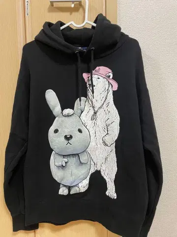 라비트! go slow caravan 래피곰 후드티