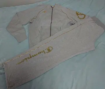 Champion 후드 맨투맨 세트 그레이