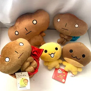 코게빵 기프트 BOX 봉제 인형 헤이세이 레트로 산엑스 4세트