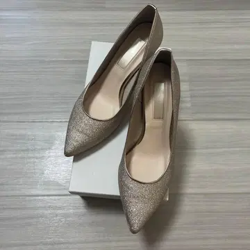 Laura Lea 골드 글리터 하이힐