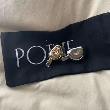 potete 포테테 헤어핀 헤어 클립 골드 실버 복조리