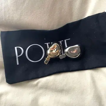 potete 포테테 헤어핀 헤어 클립 골드 실버 복조리