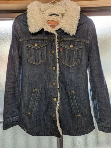Levi's 보아 옷깃 데님 자켓