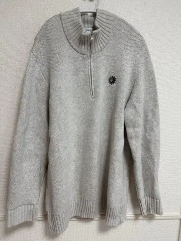 EVRIS 하프 지퍼 니트