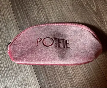 POTETE 벨벳 파우치 핑크