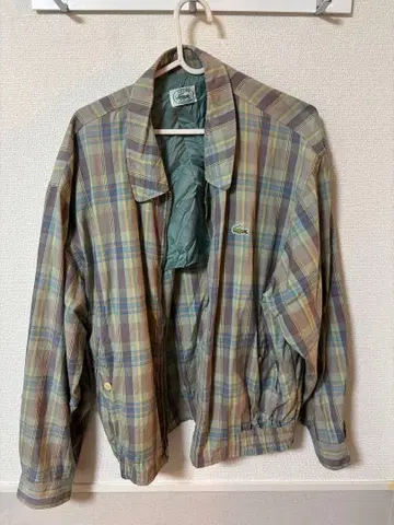Lacoste 체크 무늬 자켓