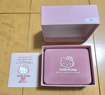 헬로키티 30주년 기념 실버 반지 다이아&루비 포함