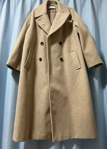 ZARA 베이지 오버 사이즈 롱 코트