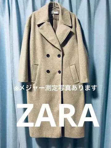ZARA 베이지 오버 사이즈 롱 코트