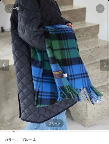 TWEEDMIL/트위드밀 체크 스톨