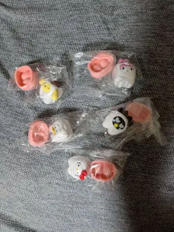 산리오 캐릭터즈 모두 함께 되자! 치아 전 5종 세트