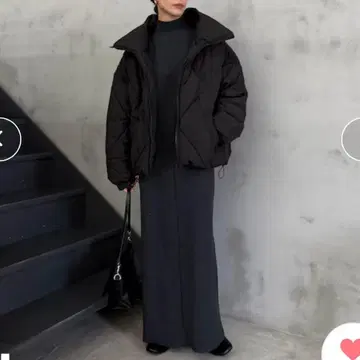 핑거 슬리브 리브 원피스 롱 원피스 셀렉 모카