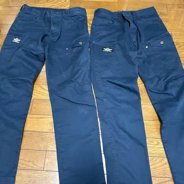 2벌 바틀 스트레치 카고 팬츠 662 L 작업옷 워크 팬츠