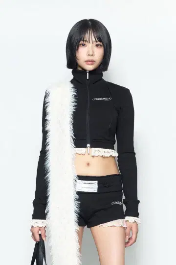 theredthread S 저지 레이스 세트 black