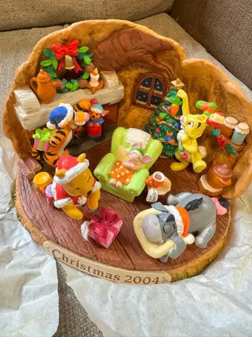 크리스마스 2004 곰돌이 푸 피규어