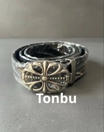 블랙 가죽 벨트 장식 버클 GEEK