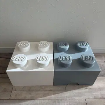 LEGO 수납 박스 세트 화이트 그레이