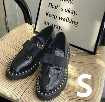 아키론 x Donoban 콜라보 펄 리본 로퍼 S