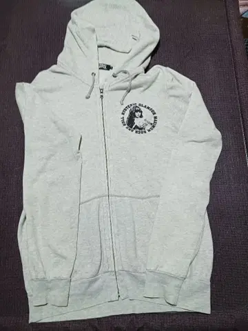 HYSTERIC GLAMOUR 그레이 풀 집업 후드티 L